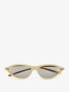 Bottega Veneta Women's Knot Cat Eye Sunglasses Beige