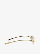 Bottega Veneta Women's Knot Cat Eye Sunglasses Beige, view 5