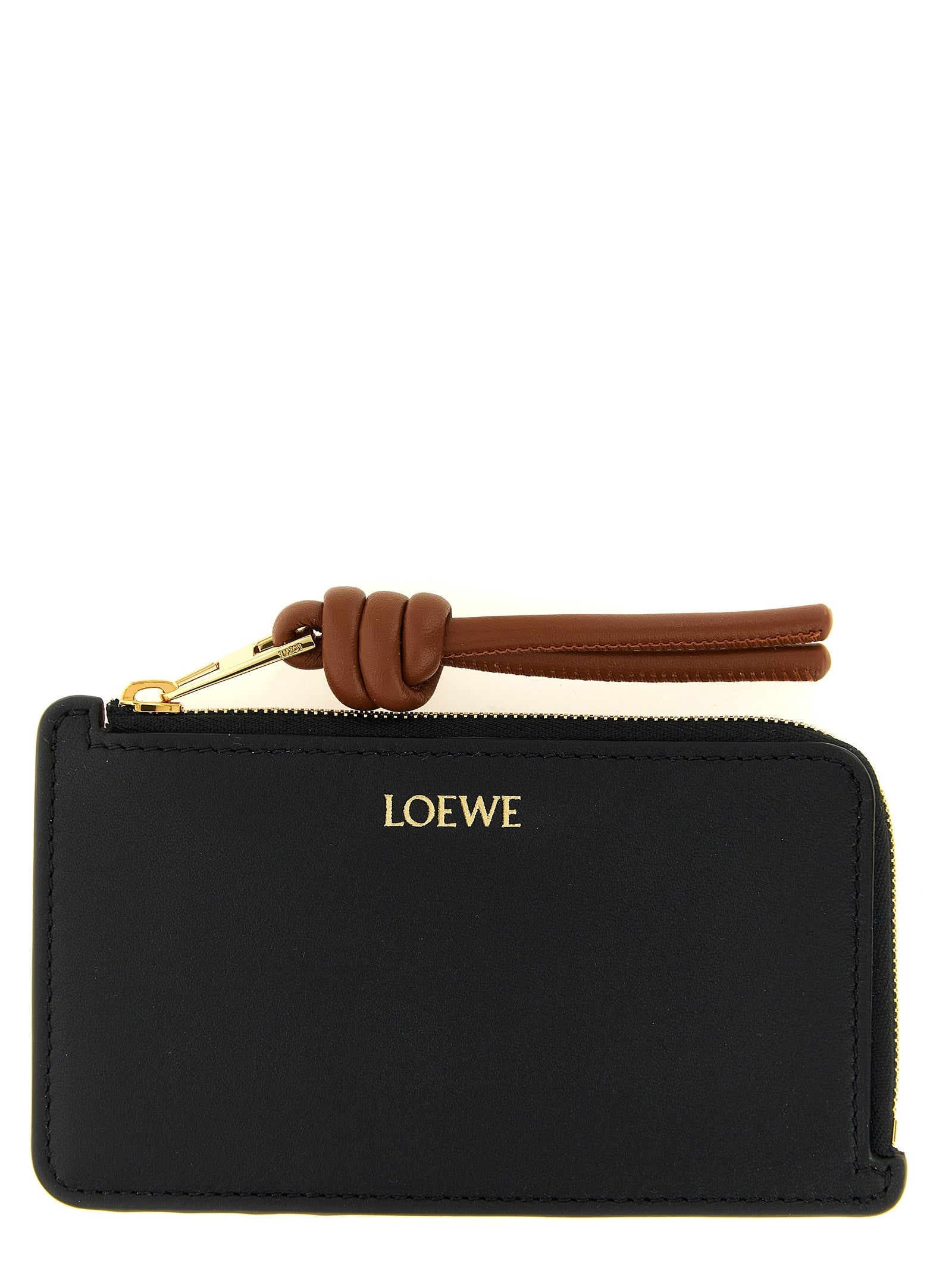 Loewe Knot Detail Card Holder Black