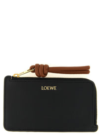 Loewe Knot Detail Card Holder Black