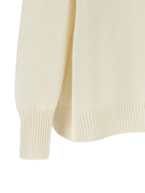 Fabiana Filippi Knot Pin Sweater White