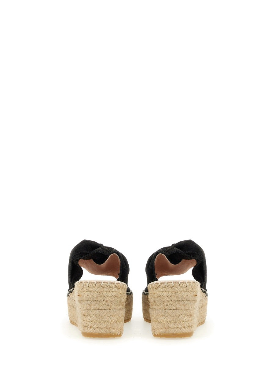 Manebi Women's Knot Sandal Black, view 3