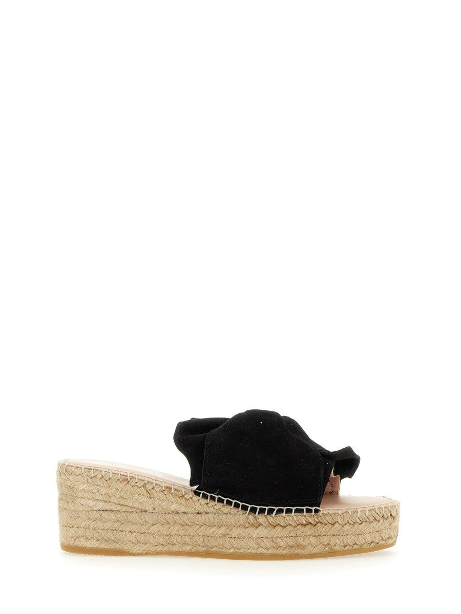 Manebi Women's Knot Sandal Black