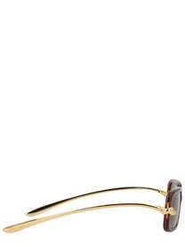 Bottega Veneta Women's Knot Sunglasses Brown