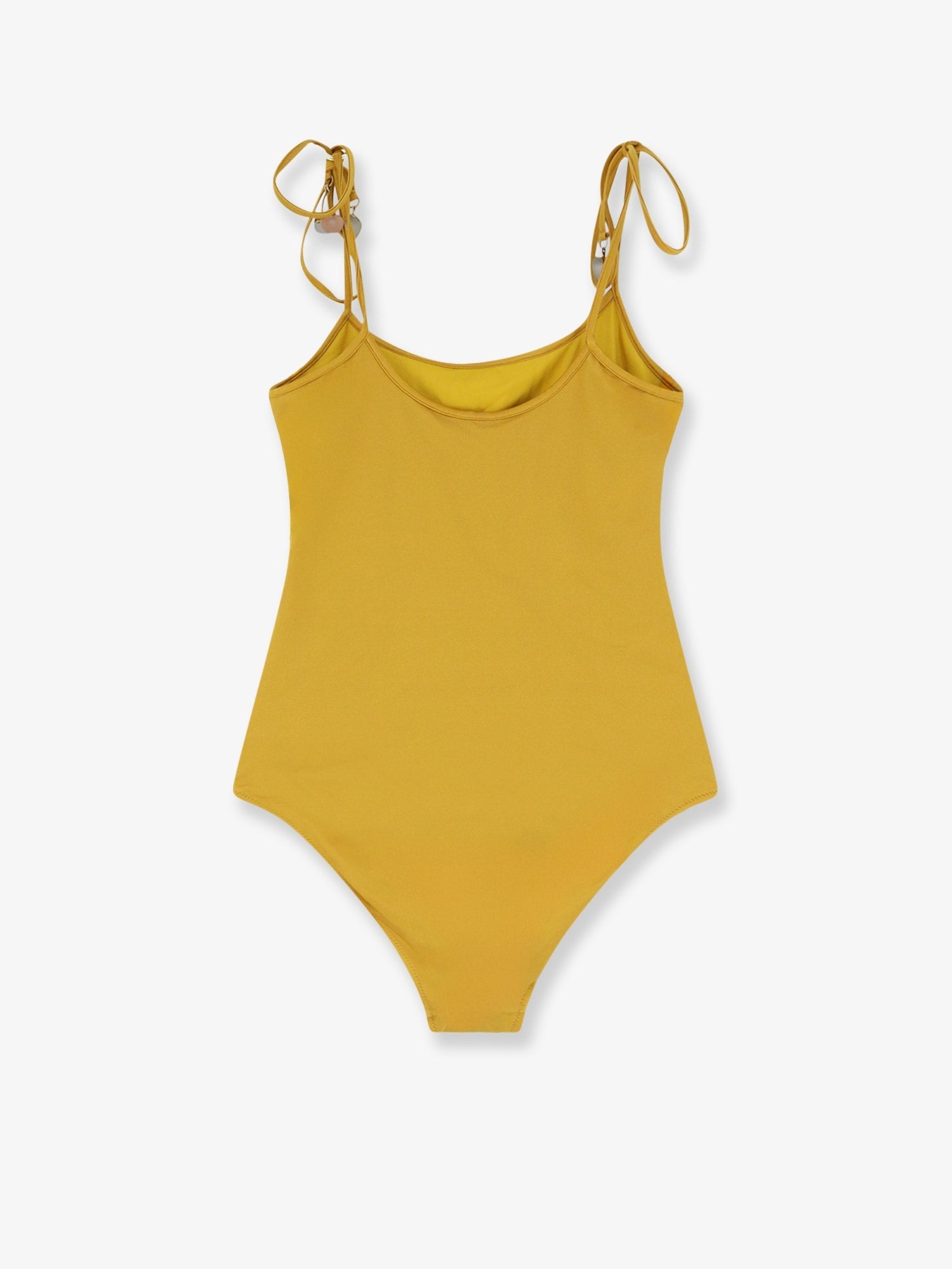 Chloé Women's Knotted One Piece Swimsuit Green
