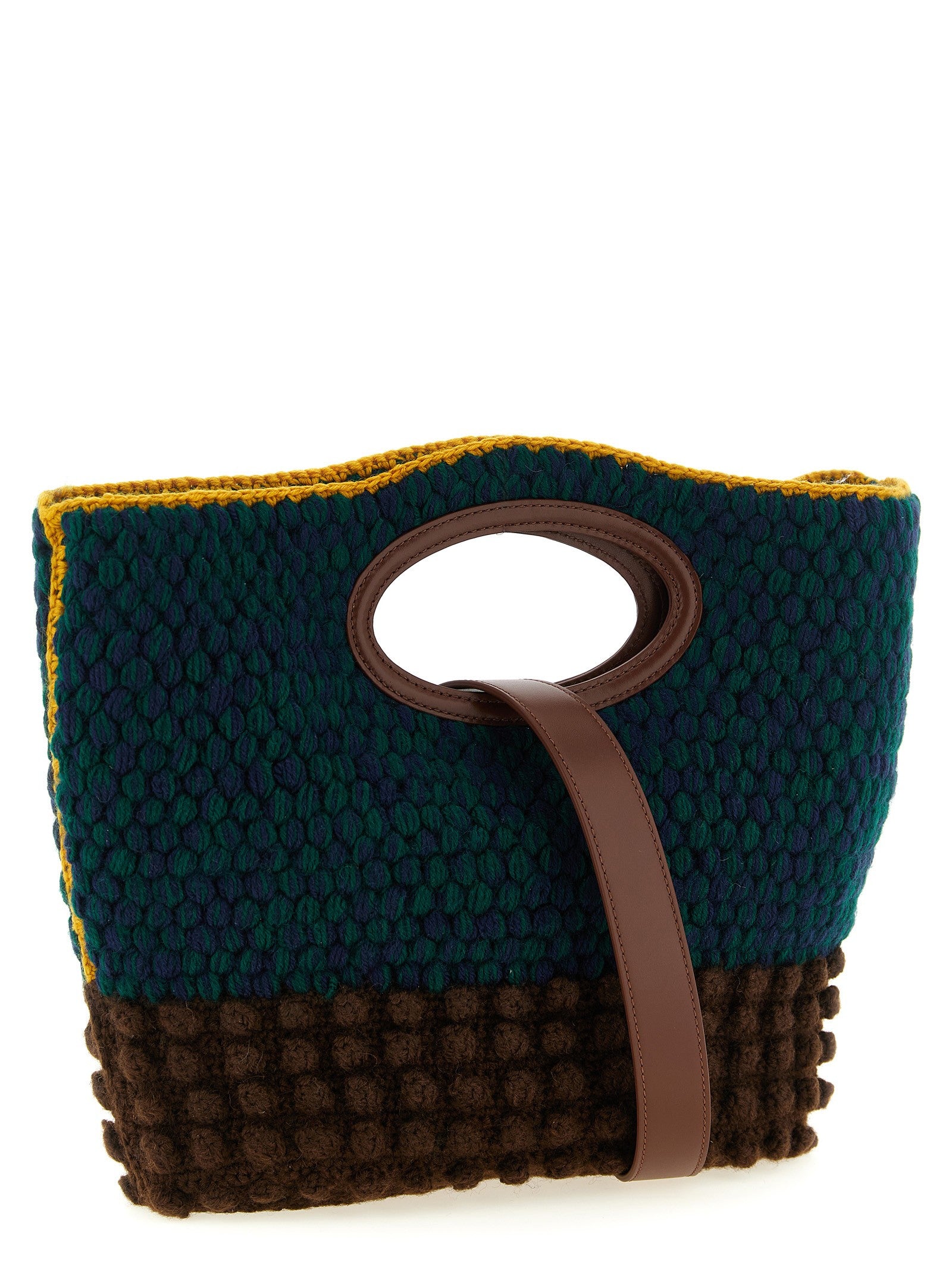 Marni Knotty Clutch Gold