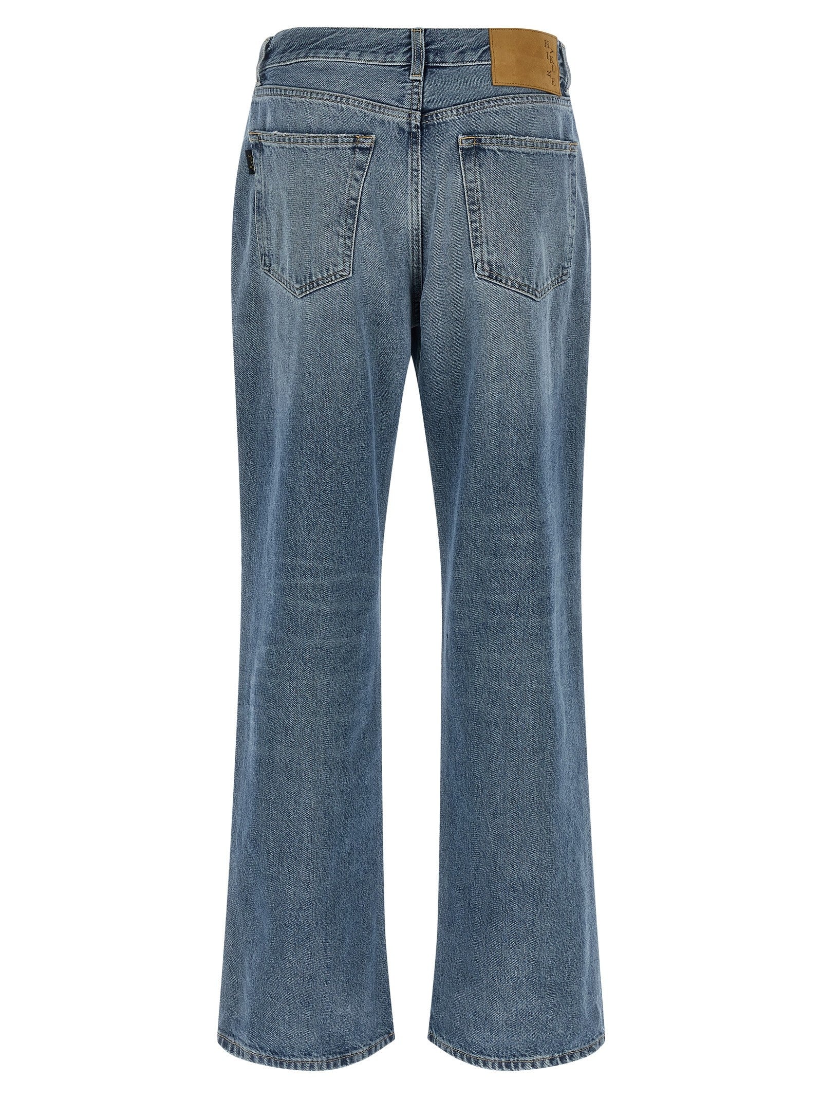 Haikure Korea Nordic Blue Jeans Blue