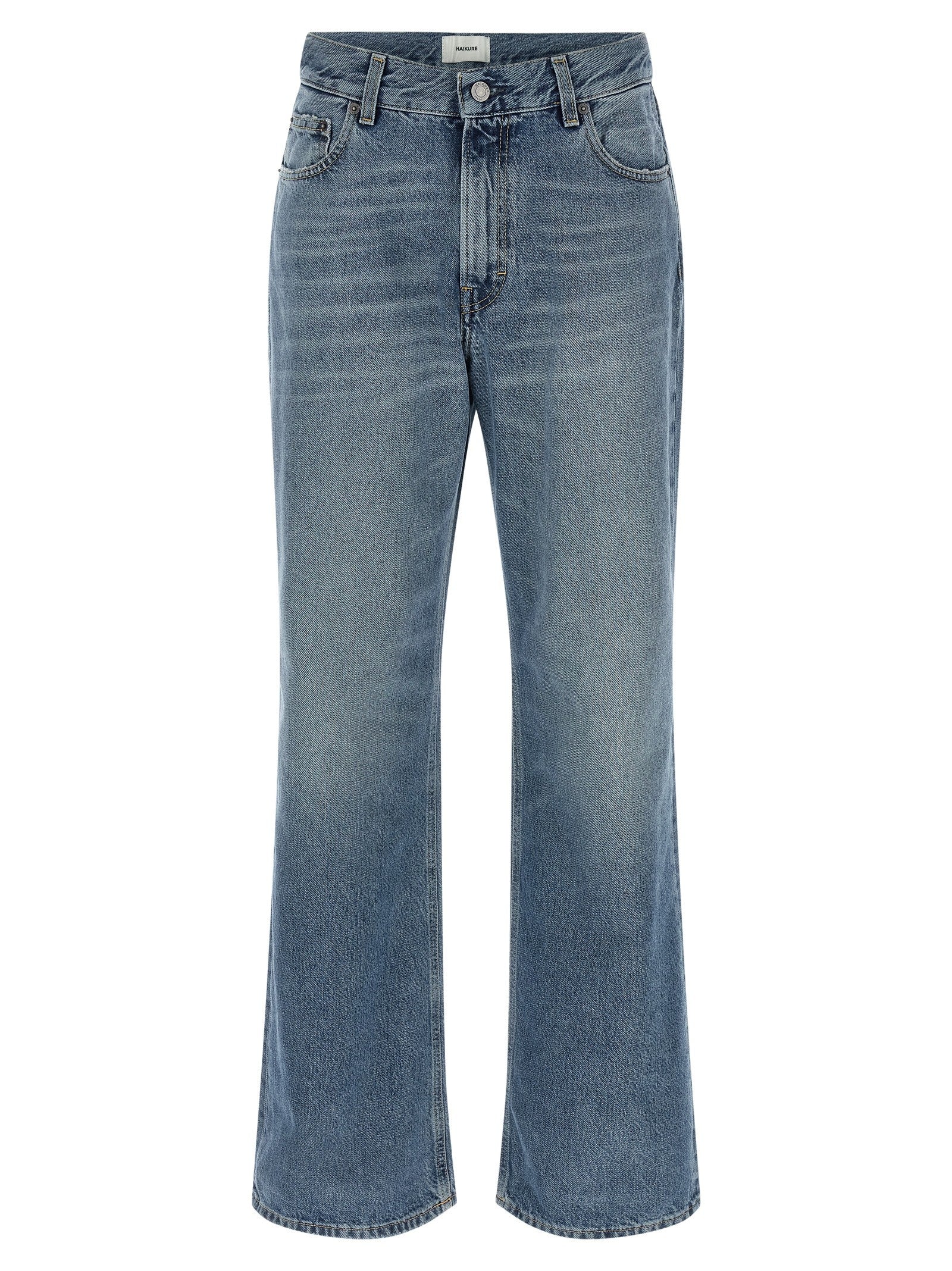 Haikure Korea Nordic Blue Jeans Blue