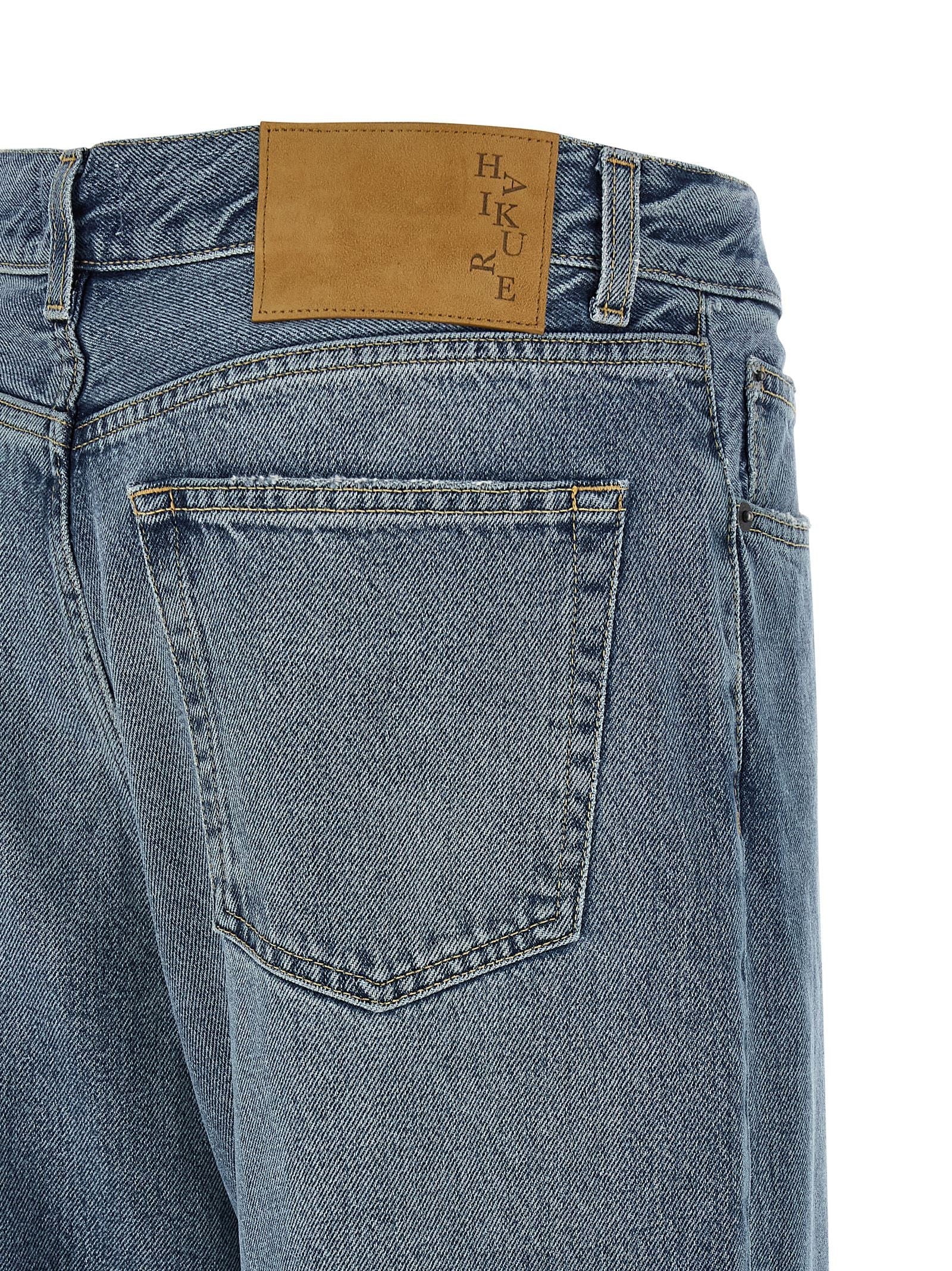 Haikure Korea Nordic Blue Jeans Blue