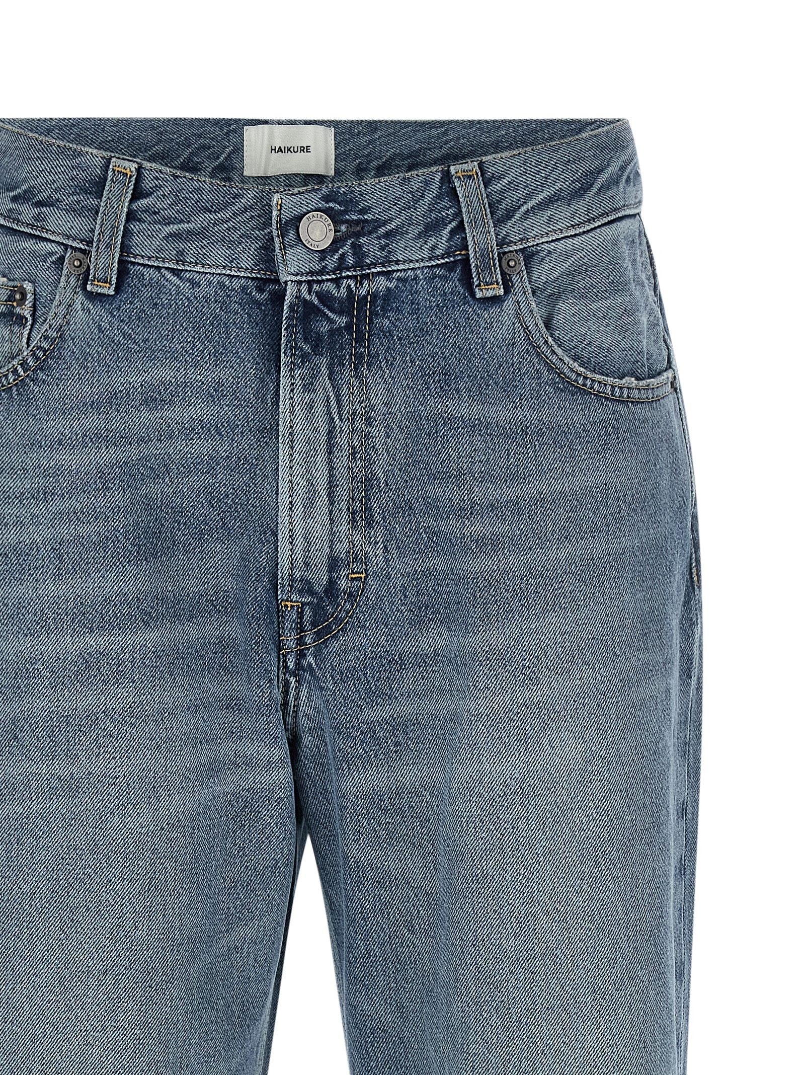 Haikure Korea Nordic Blue Jeans Blue