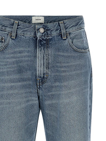 Haikure Korea Nordic Blue Jeans Blue