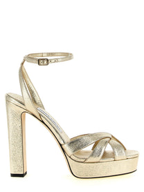 Jimmy Choo Kove Sandals Gold