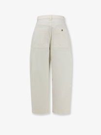 Soeur Women's Kurt Organic Cotton Trousers White