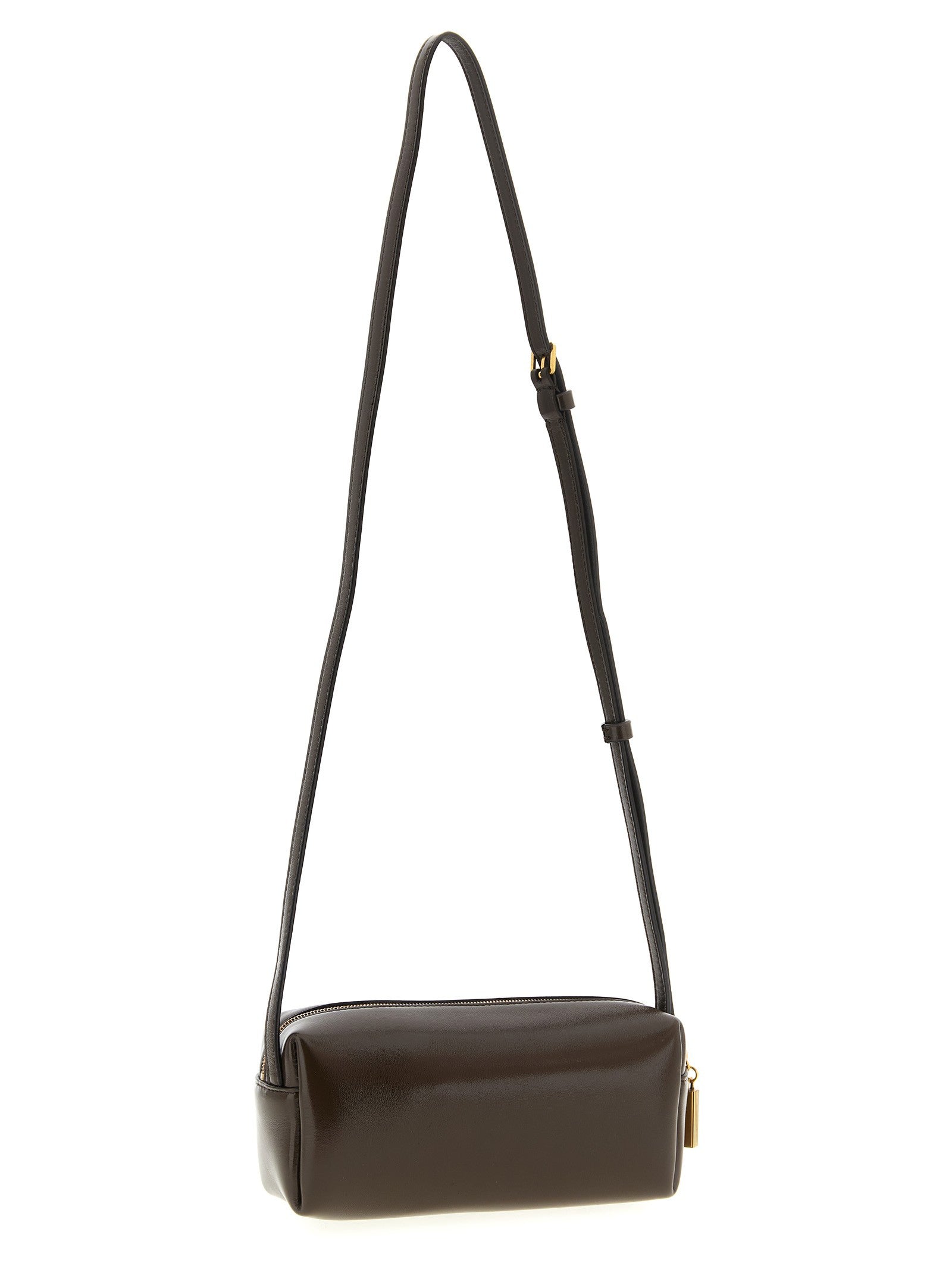 Khaite Kye Mini Crossbody Bag Brown