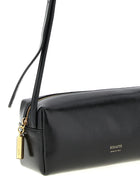 Khaite Kye Mini Crossbody Bag Black, view 3
