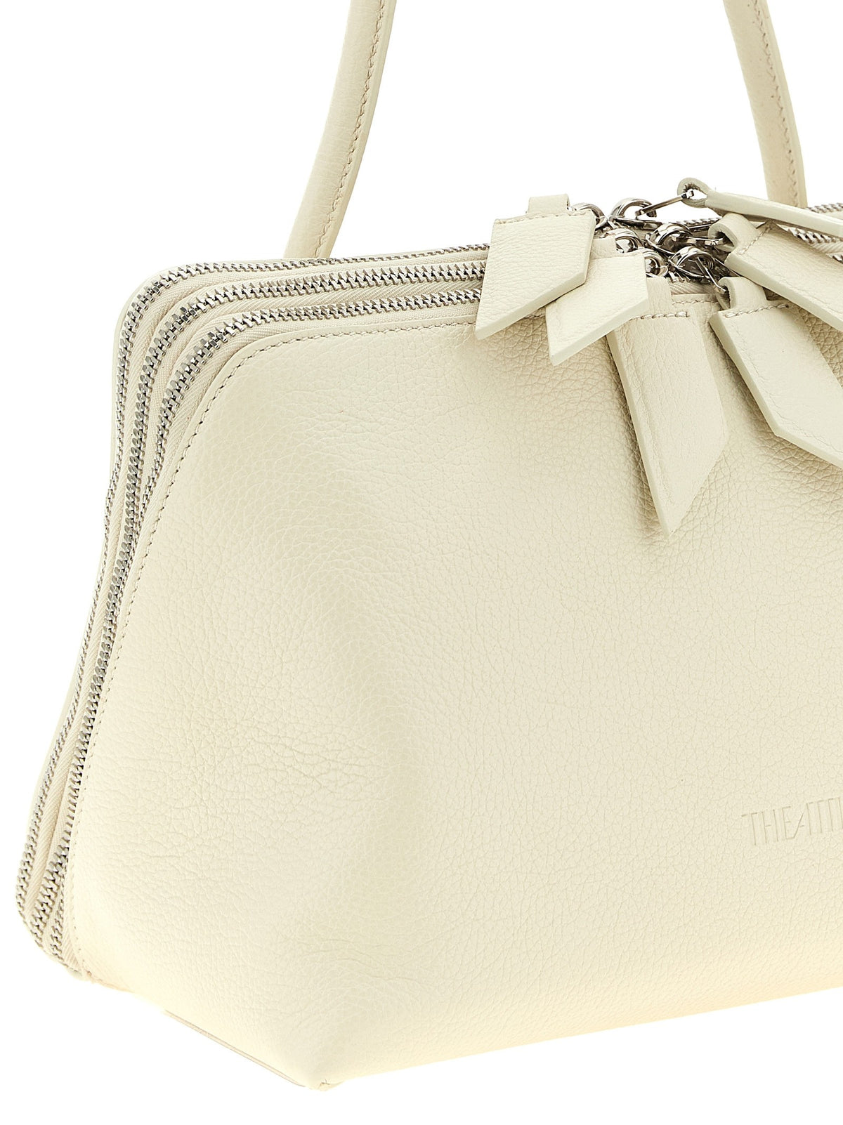 The Attico Laltra Di Milano Shoulder Bag White, view 3