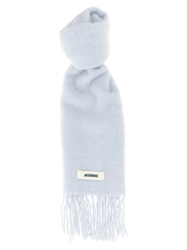 JACQUEMUS Lecharpe Carro Scarf Blue