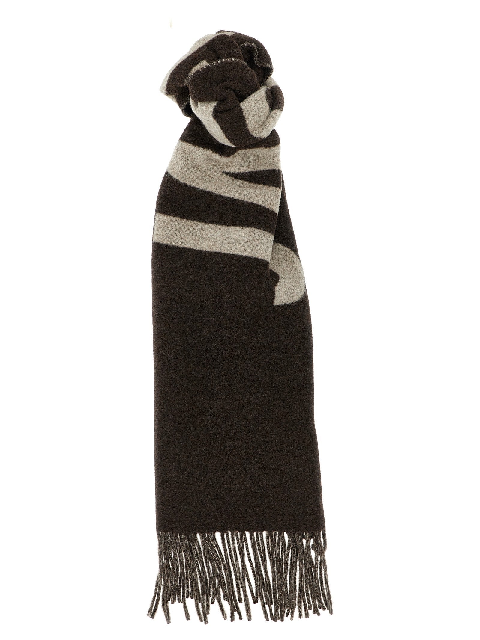 JACQUEMUS Lecharpe Jacquemus Scarf Brown