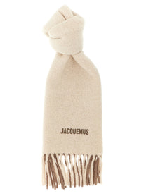 JACQUEMUS Lecharpe Moisson Scarf Gold