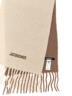 JACQUEMUS Lecharpe Moisson Scarf Gold, view 3