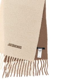 JACQUEMUS Lecharpe Moisson Scarf Gold