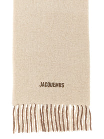 JACQUEMUS Lecharpe Moisson Scarf Gold