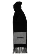 JACQUEMUS Lecharpe Rond Carré Scarf Gold