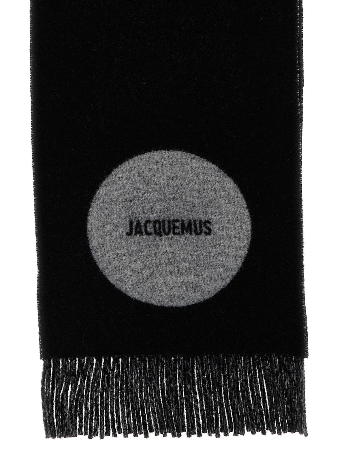 JACQUEMUS Lecharpe Rond Carré Scarf Gold