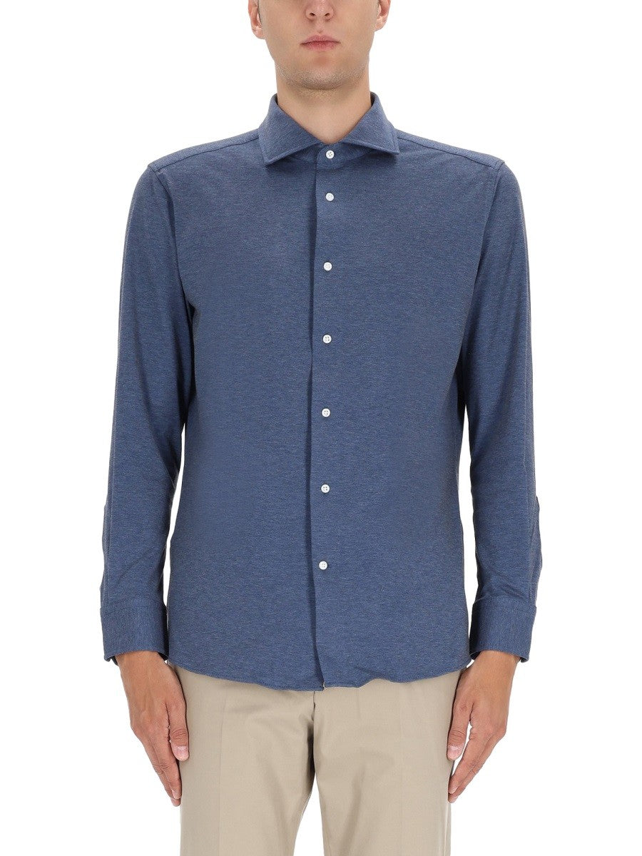 Boss Camel Men's Hays Shirt Blue