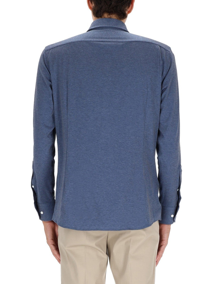 Boss Camel Men's Hays Shirt Blue