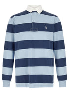 Polo Ralph Lauren Liconica Sweater Rugby Polo Shirt Blue