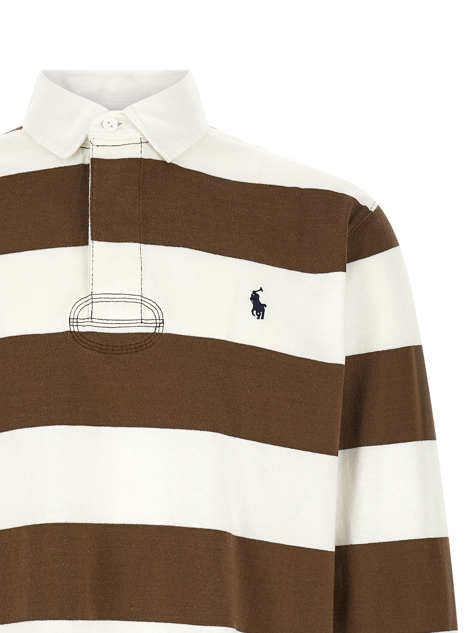 Polo Ralph Lauren Liconica Maglia Da Rugby Polo Shirt Brown