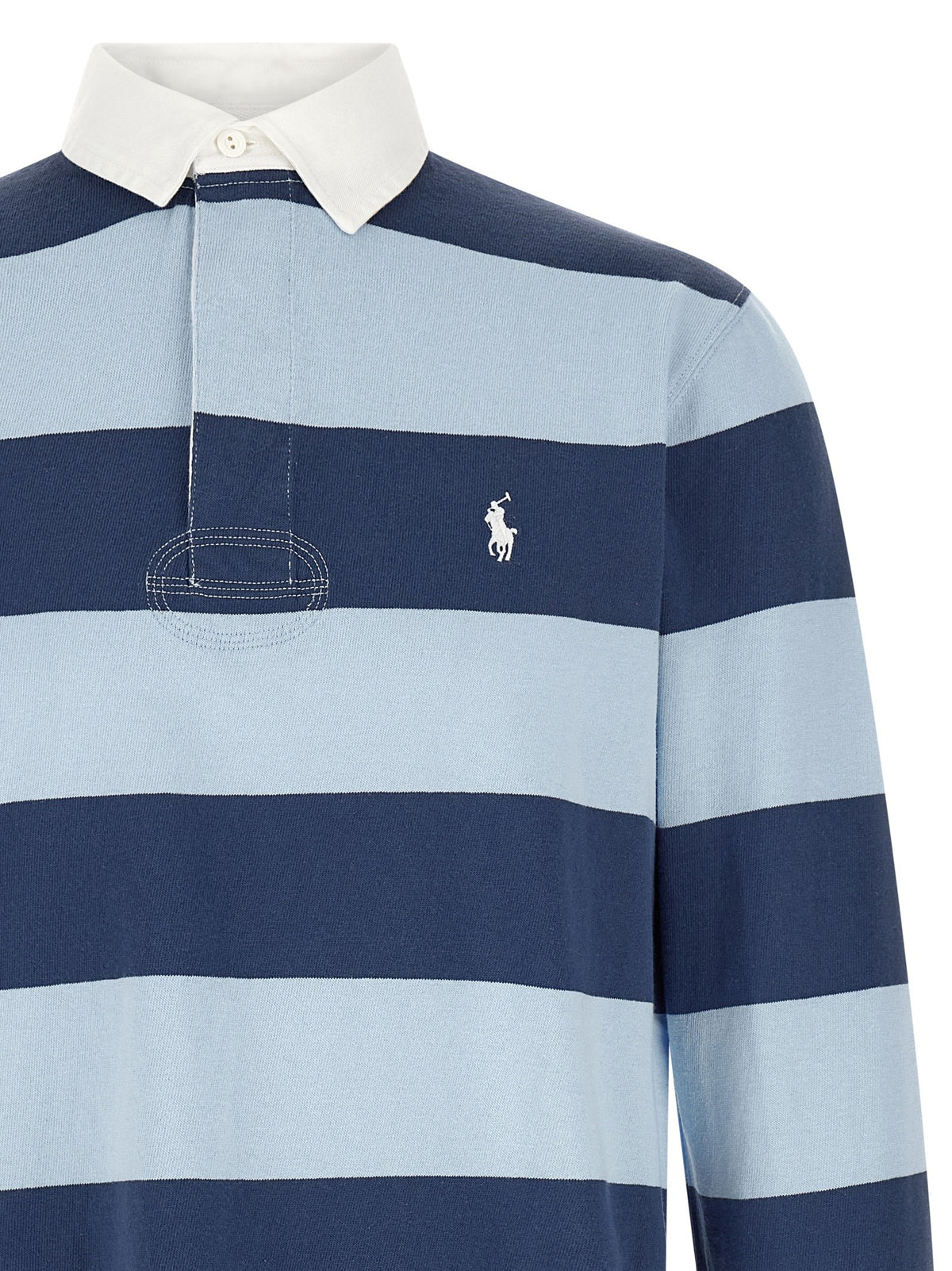 Polo Ralph Lauren Liconica Sweater Rugby Polo Shirt Blue, view 3
