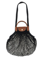 Longchamp Le Pliage Filet Shoulder Bag Black