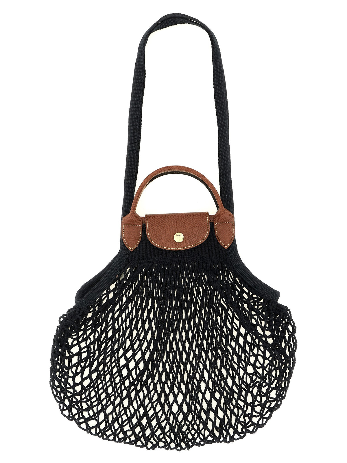 Longchamp Le Pliage Filet Shoulder Bag Black