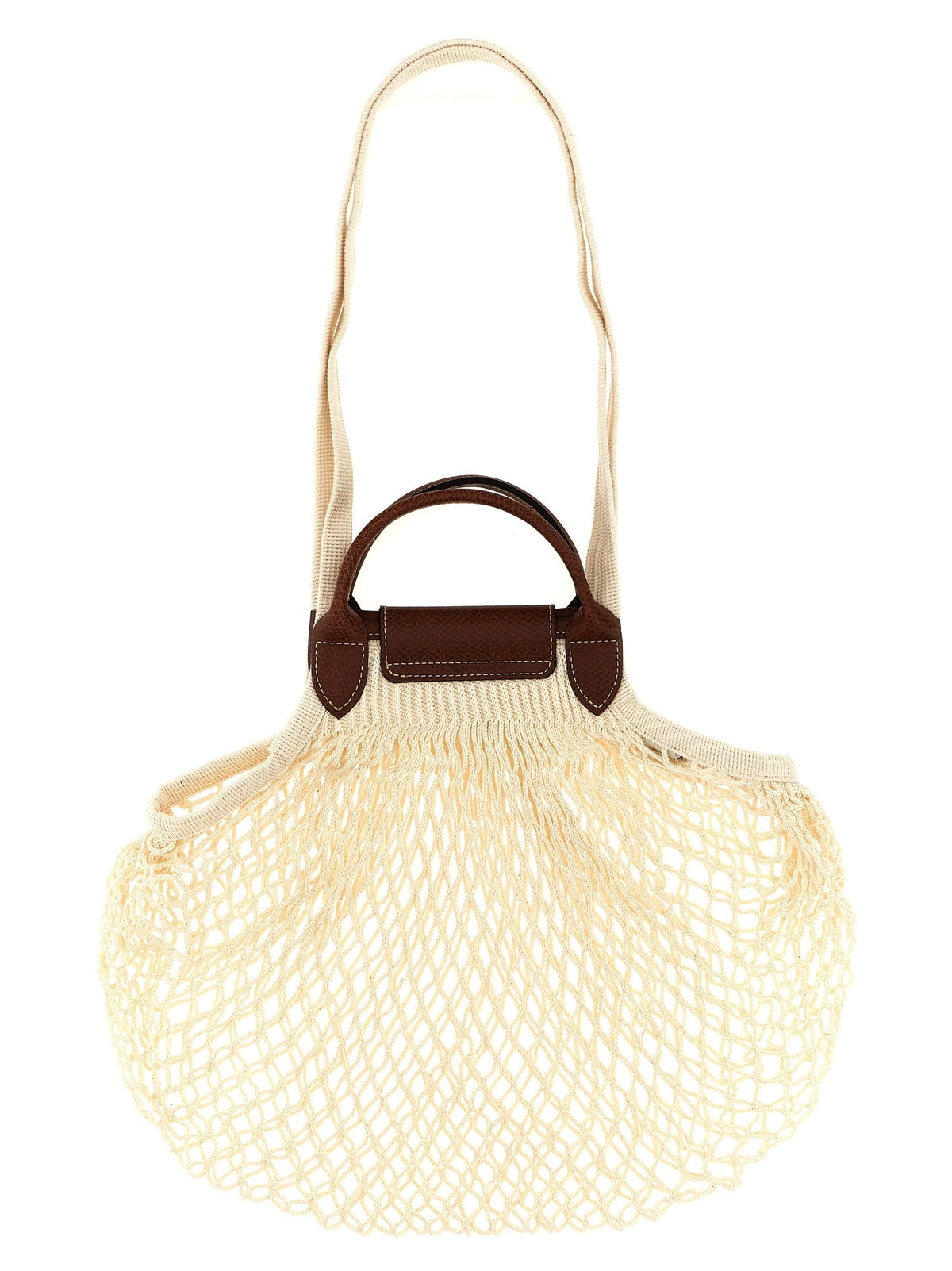 Longchamp Le Pliage Filet Shoulder Bag Beige, view 2