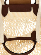 Longchamp Le Pliage Filet Shoulder Bag Beige, view 4