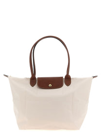Longchamp Women's Le Pliage Original Large Nylon Shoulder Bag White