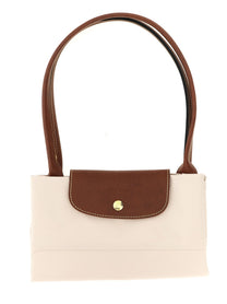 Longchamp Women's Le Pliage Original Large Nylon Shoulder Bag White