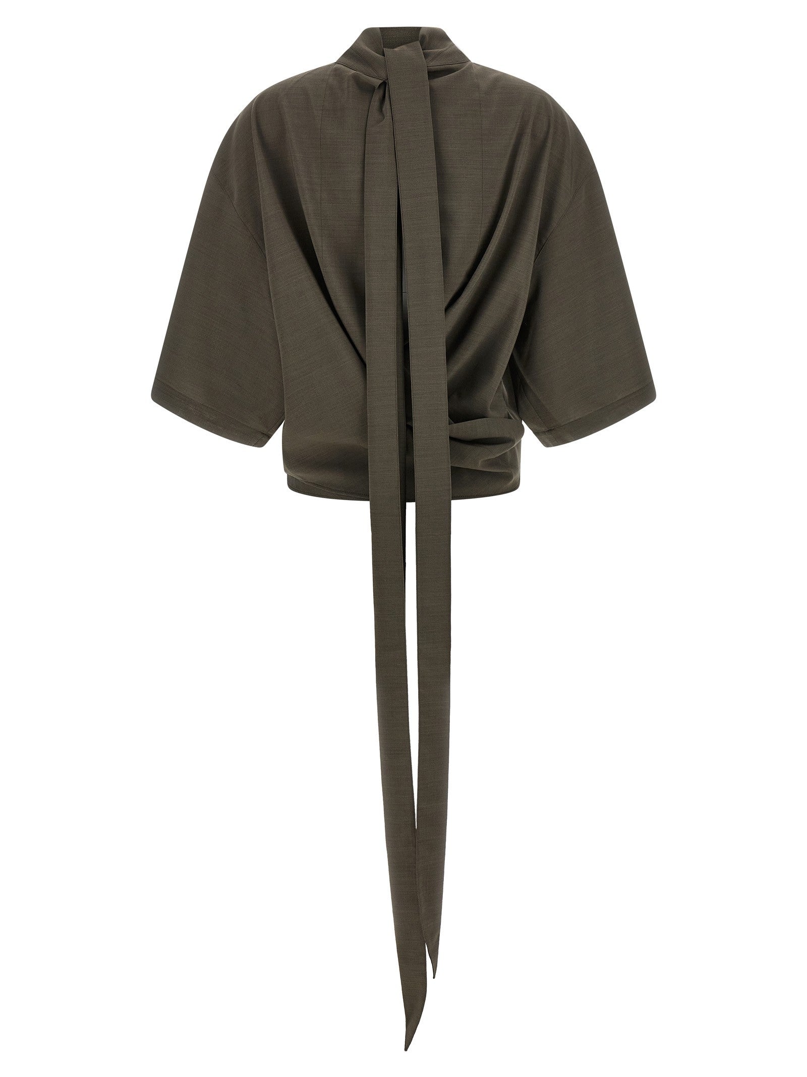 JACQUEMUS La Blouse Havana Blouse Grey