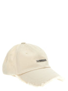 JACQUEMUS La Casquette Artichaut Cap White, view 2