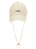 JACQUEMUS La Casquette Artichaut Cap White