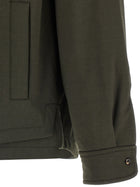 JACQUEMUS La Chemise Boulanger Overshirt Green, view 4