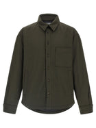 JACQUEMUS La Chemise Boulanger Overshirt Green