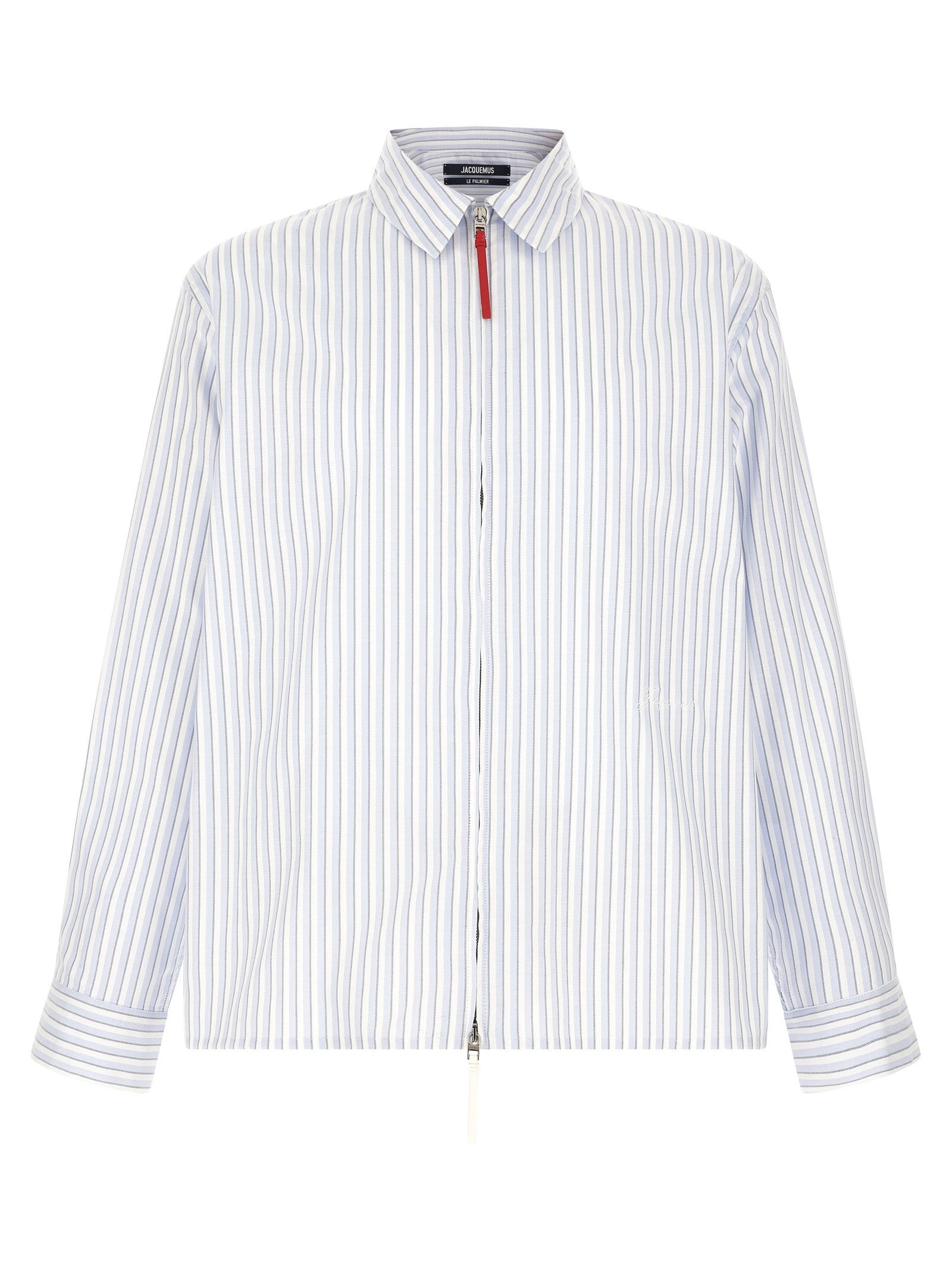 JACQUEMUS La Chemise Flash Shirt Blue