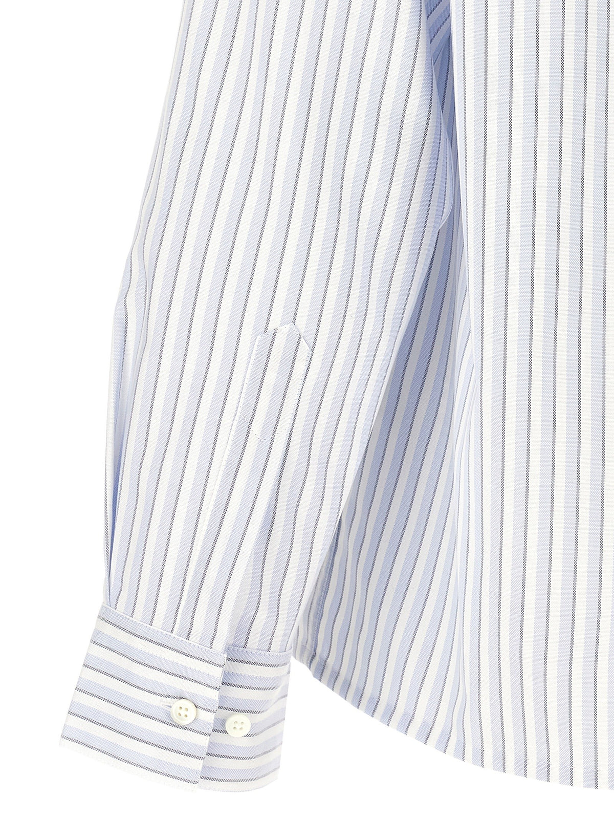 JACQUEMUS La Chemise Flash Shirt Blue, view 4