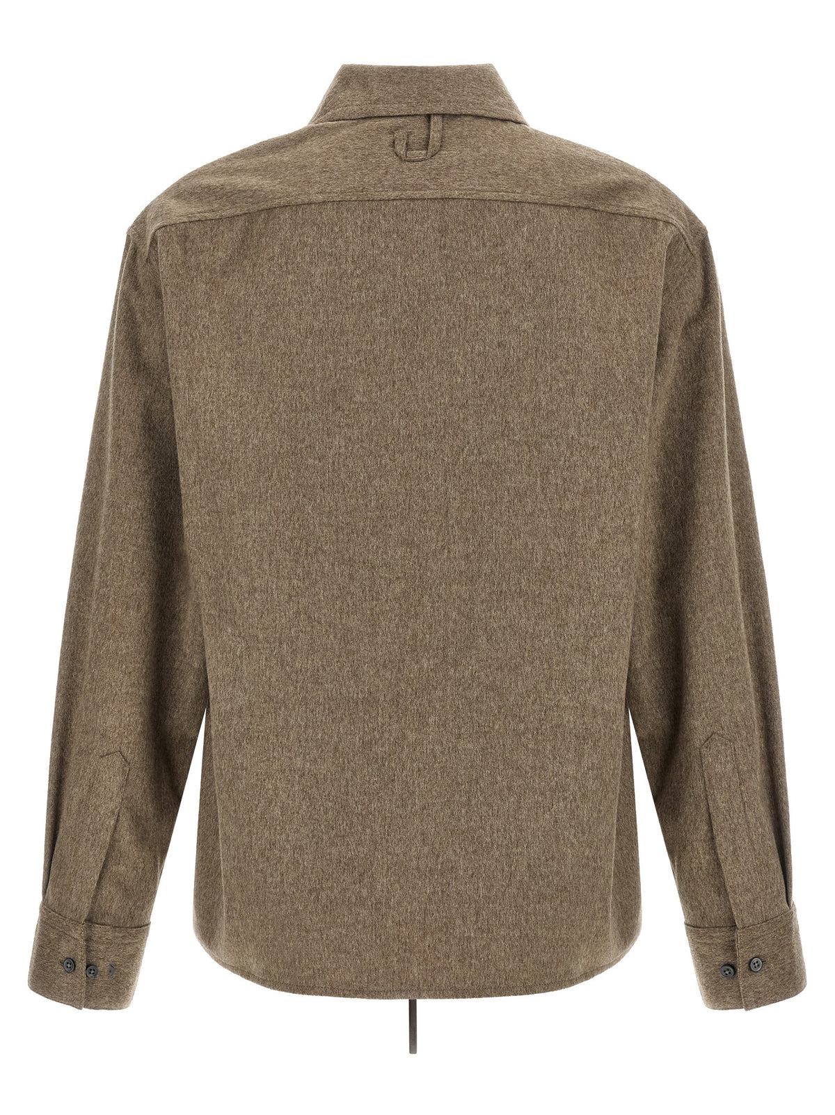 JACQUEMUS La Chemise Flash Shirt Beige, view 2