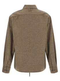 JACQUEMUS La Chemise Flash Shirt Beige, view 2