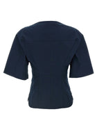 JACQUEMUS La Chemise Moisson Shirt Blue, view 2