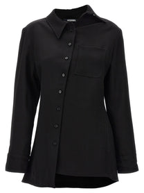 JACQUEMUS La Chemise Pablo Shirt Black